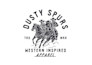 draw vintage western logo illustration